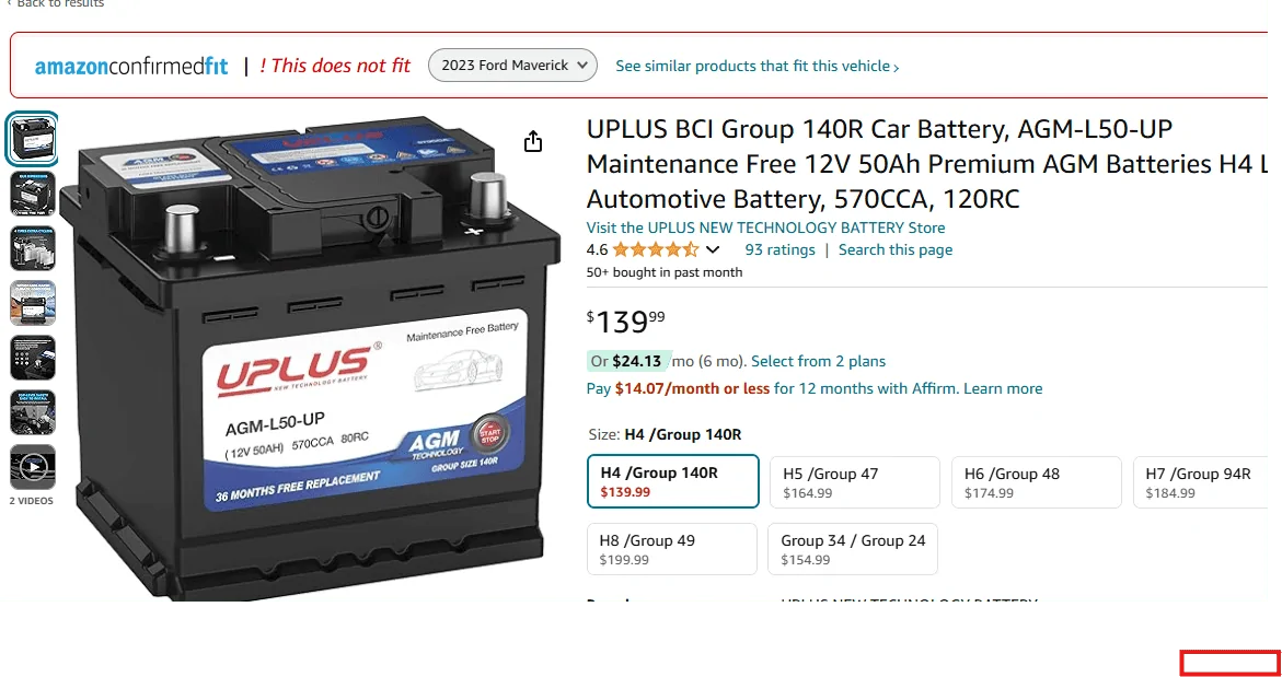 Ford Maverick 15.2v charging seems a bit high while driving uplus battery