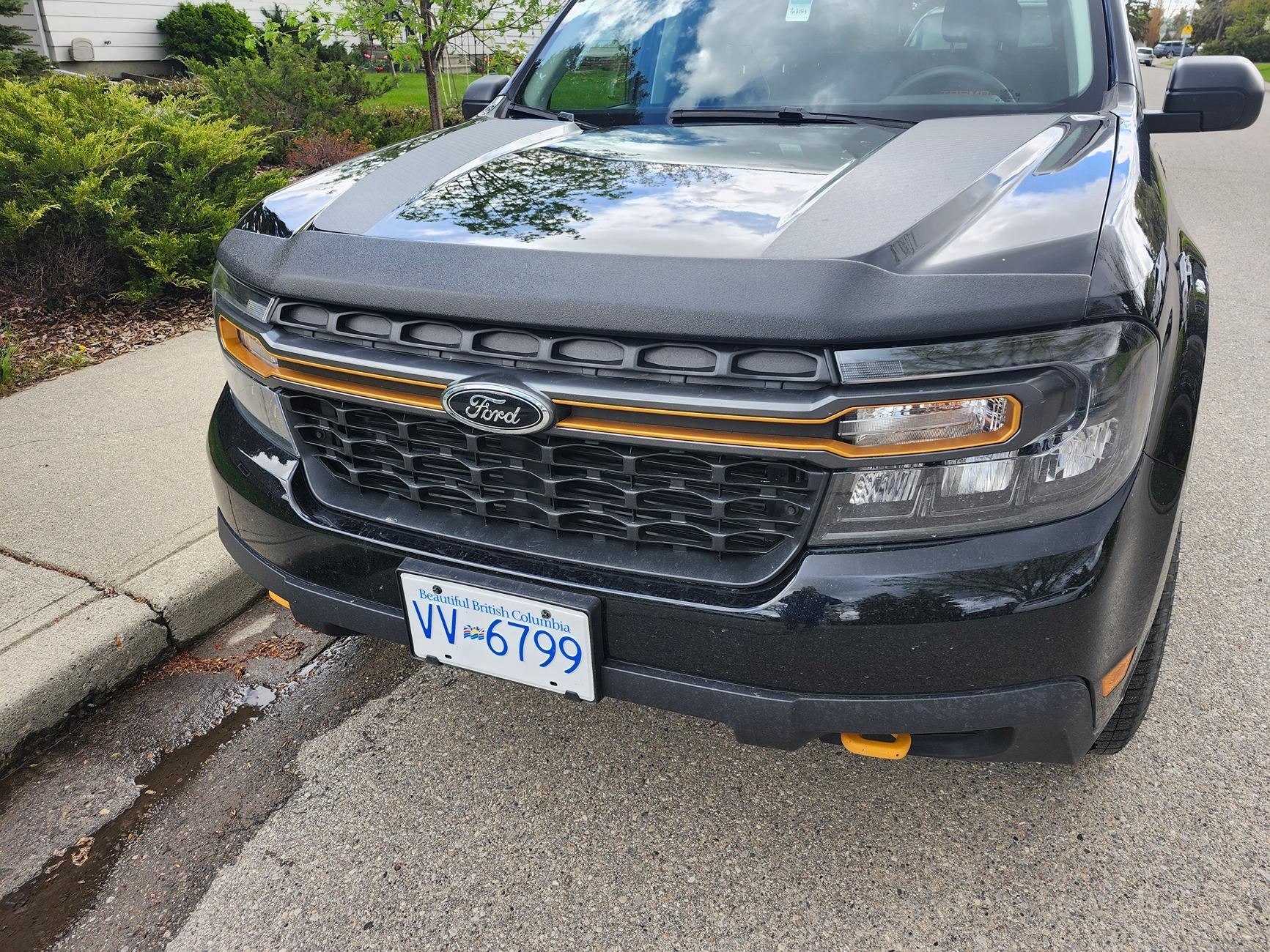 Ford Maverick Hood Protector ordered and installed by dealer...used my FordPass Reward Points!  Love the look 1000004902