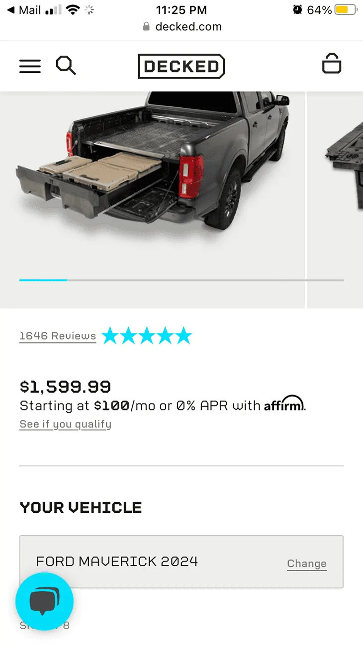Ford Maverick Decked Drawers System release coming for Maverick IMG_6928