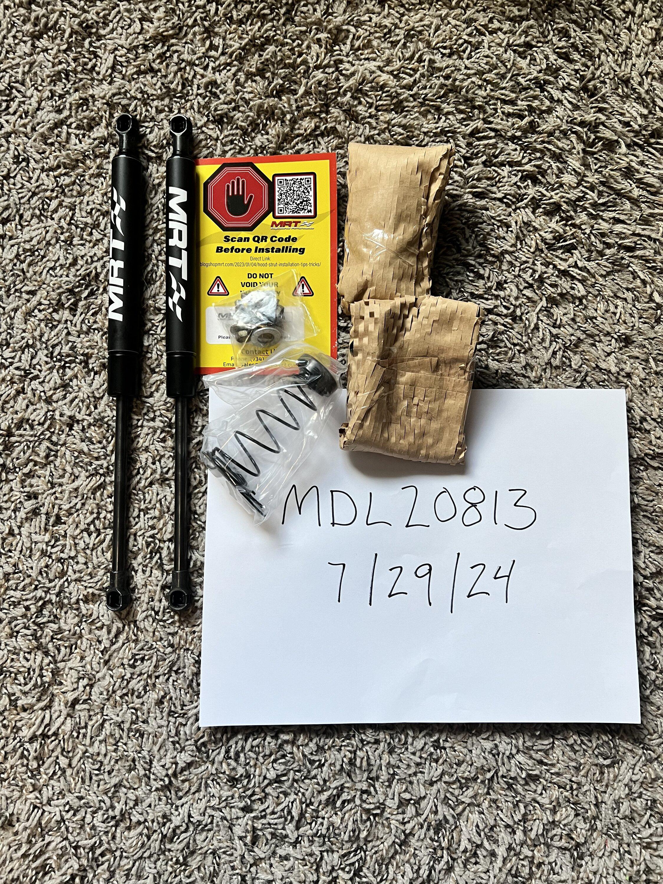 Ford Maverick NIB - MRT No Drill Hood Strut kit  $50 IMG_4878