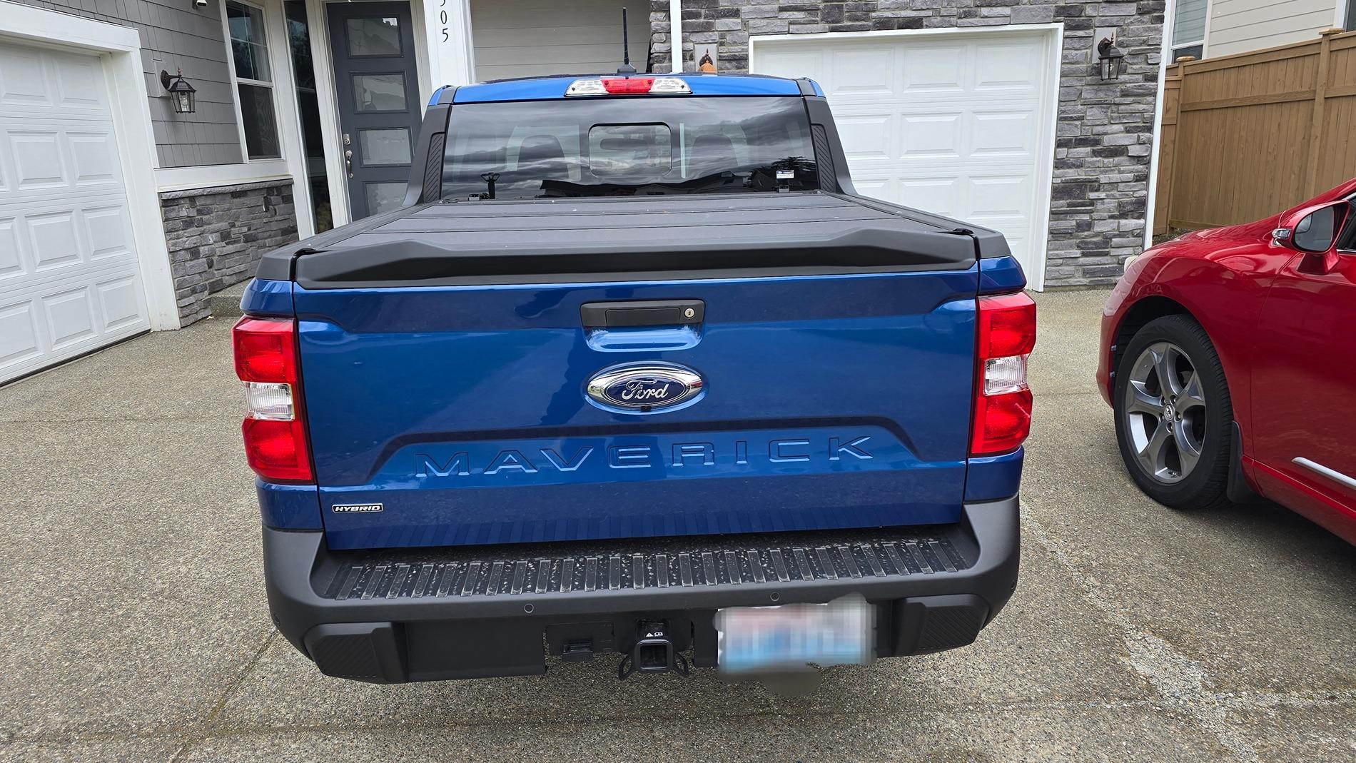 Ford Maverick PNW Atlas Blue Hybrid Build 20240522_152709