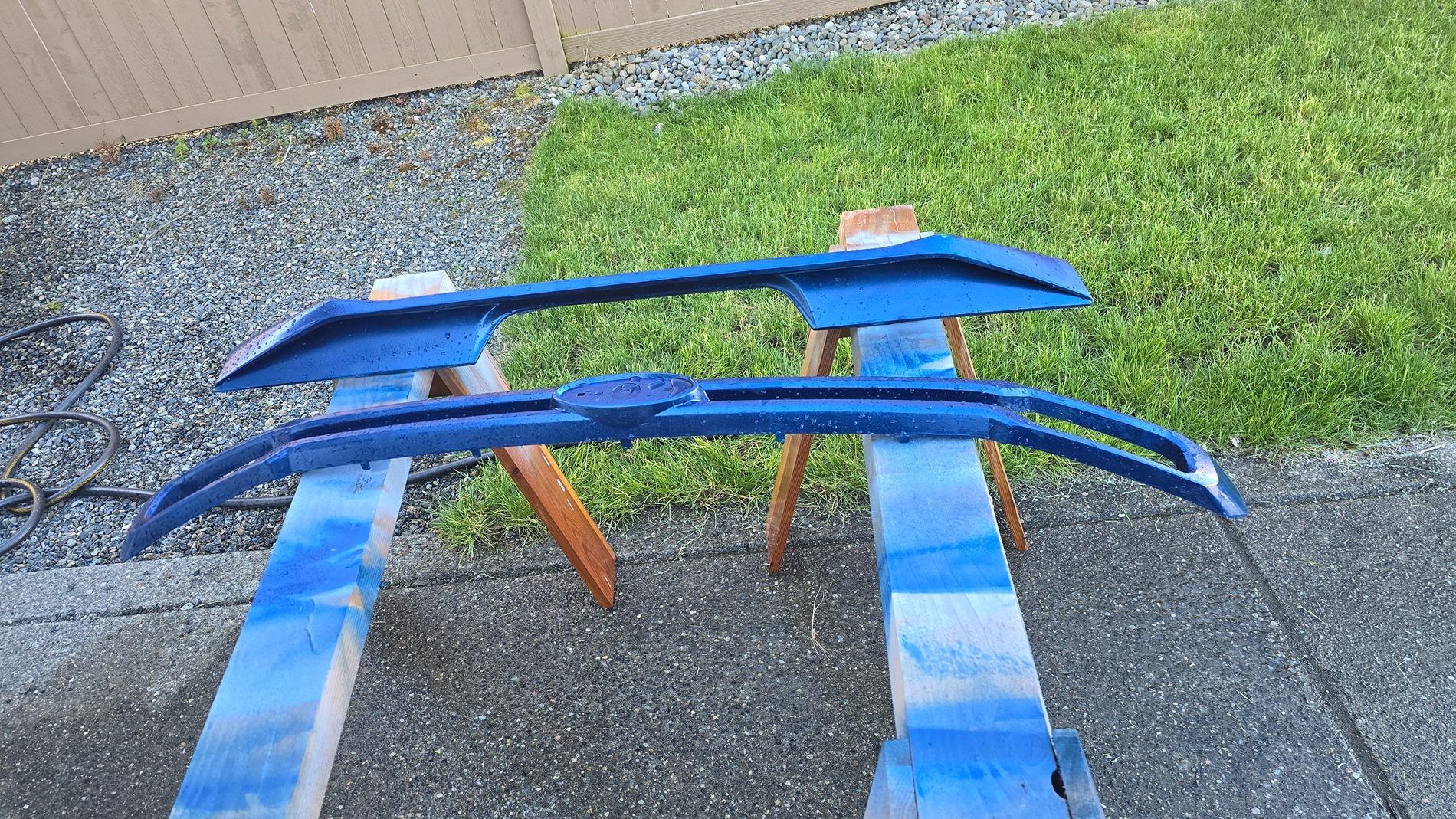 Ford Maverick PNW Atlas Blue Hybrid Build 20240607_074609