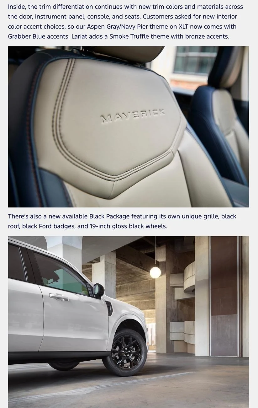 Ford Maverick 🚨 2025 Maverick Debut! Pricing, Tech Specs, Order Guide, Wallpaper Photos, Videos Screenshot 2024-07-31 at 3.11.47 AM