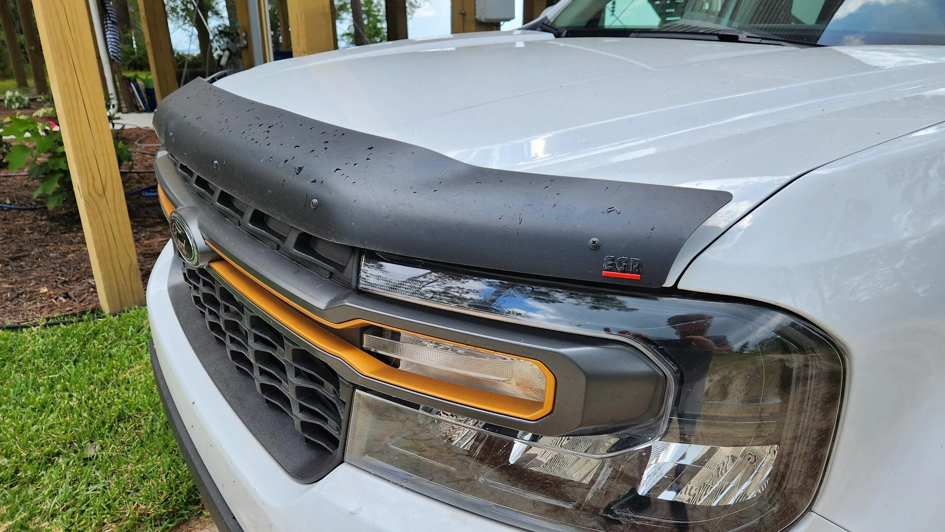 Ford Maverick New EGR Hood deflector is here! 20240707_134311