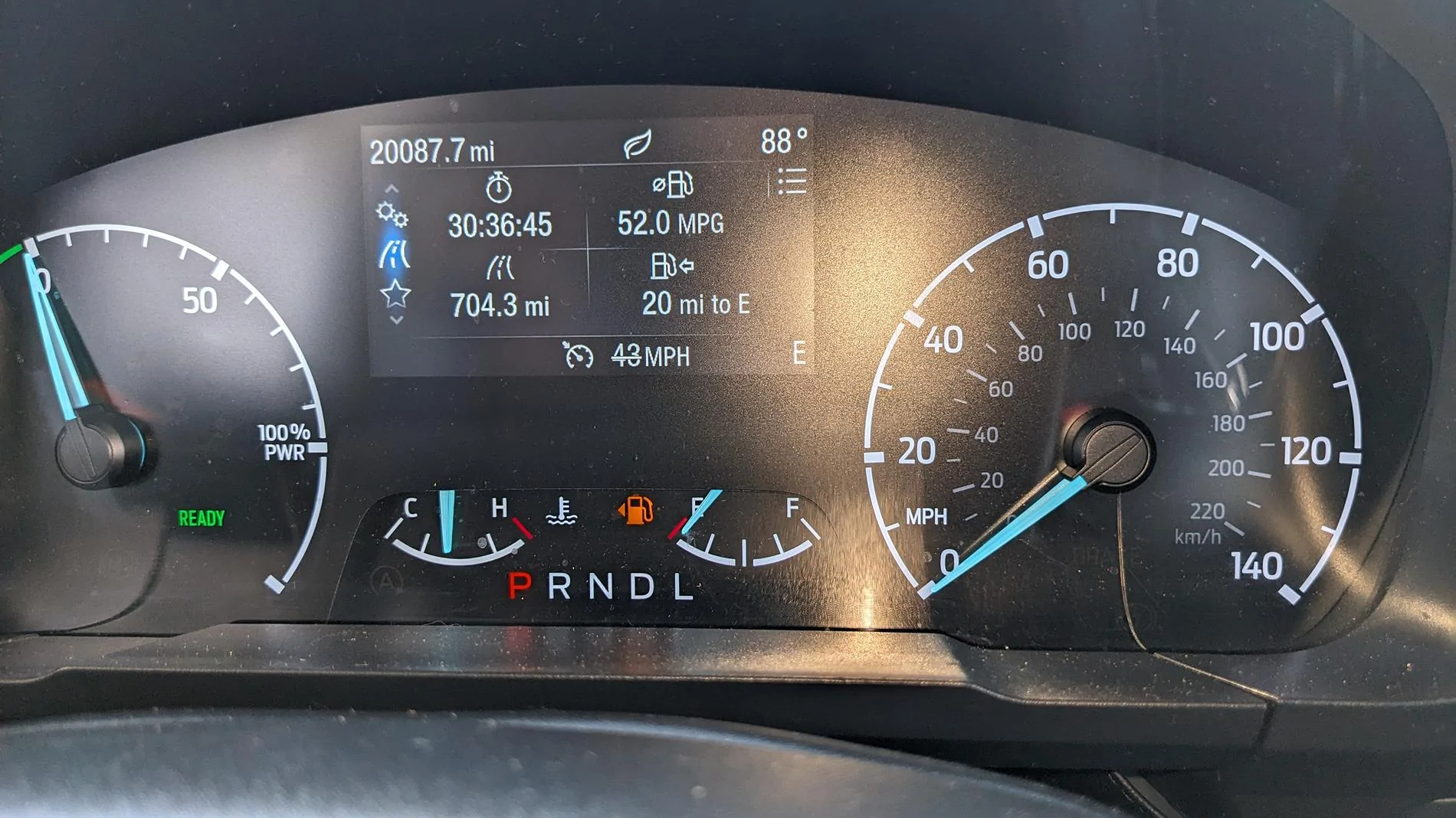 Ford Maverick Incredible Hybrid MPG mileage PXL_20240710_184637104