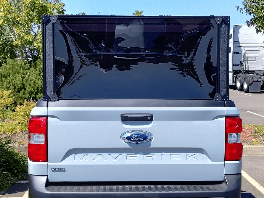 Ford Maverick Camper Shell Impact on MPG rearpanel