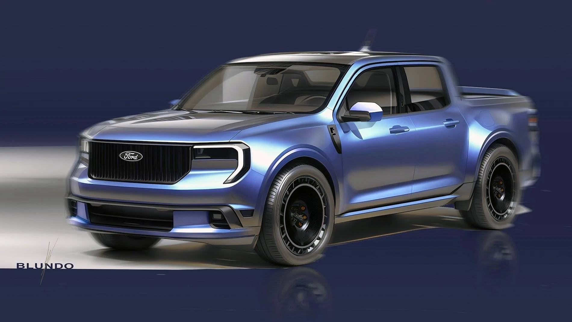 Ford Maverick 🐺 2025 Maverick LOBO Performance Street Truck Official Debut! Maverick Lobo sketch_02