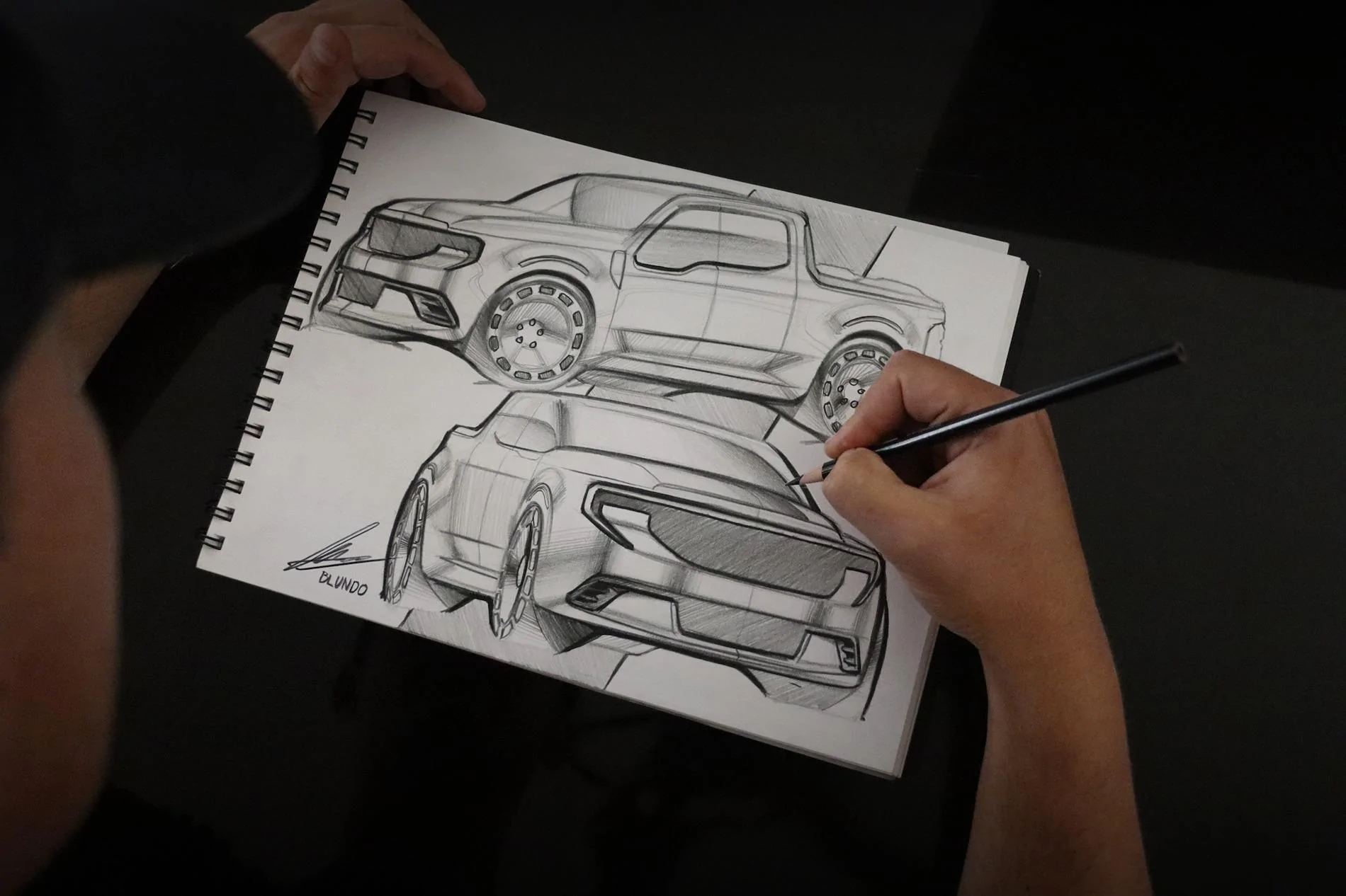 Ford Maverick 🐺 2025 Maverick LOBO Performance Street Truck Official Debut! Maverick Lobo sketch_01