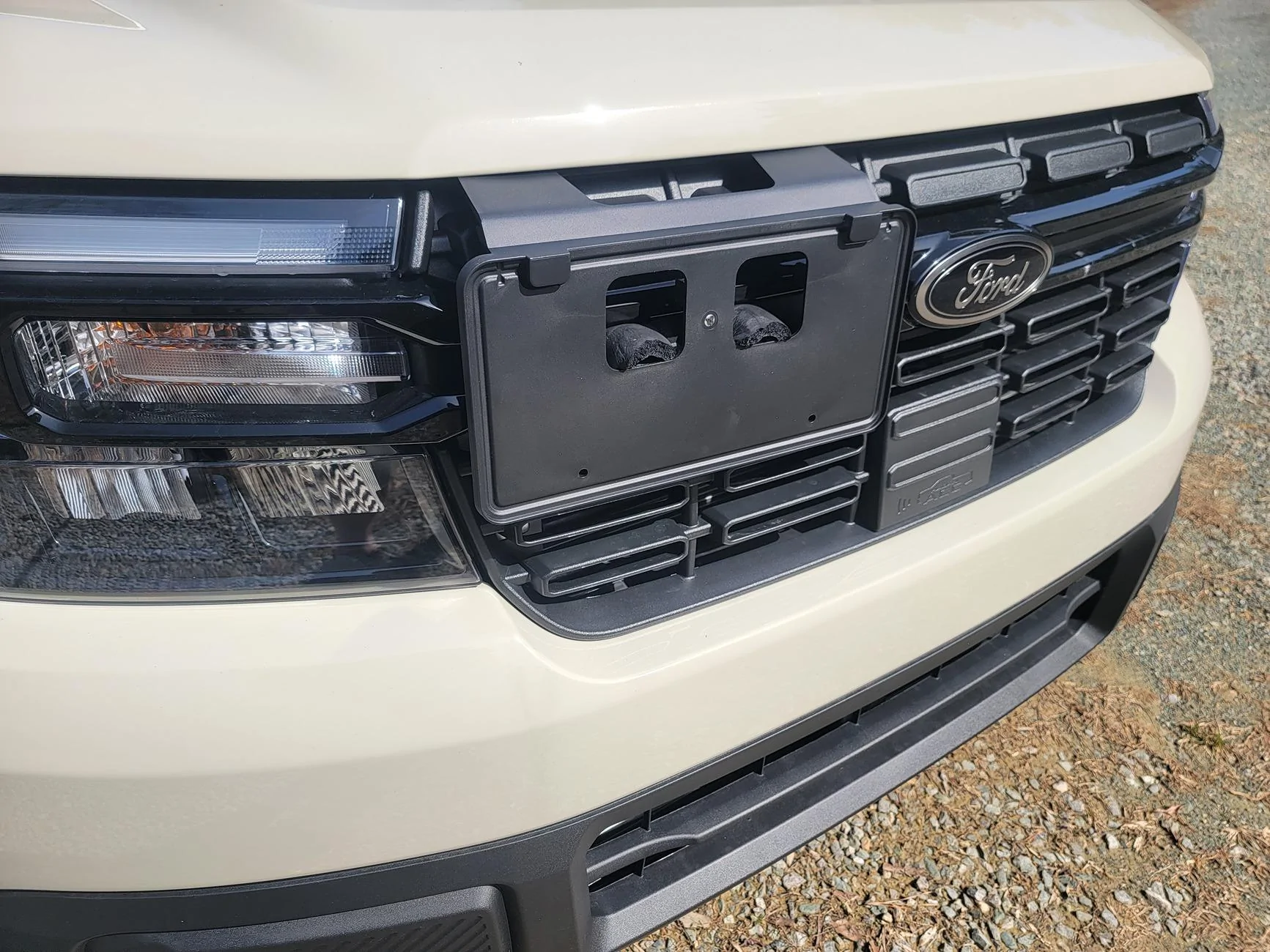 Ford Maverick Front license plate 20240301_110302