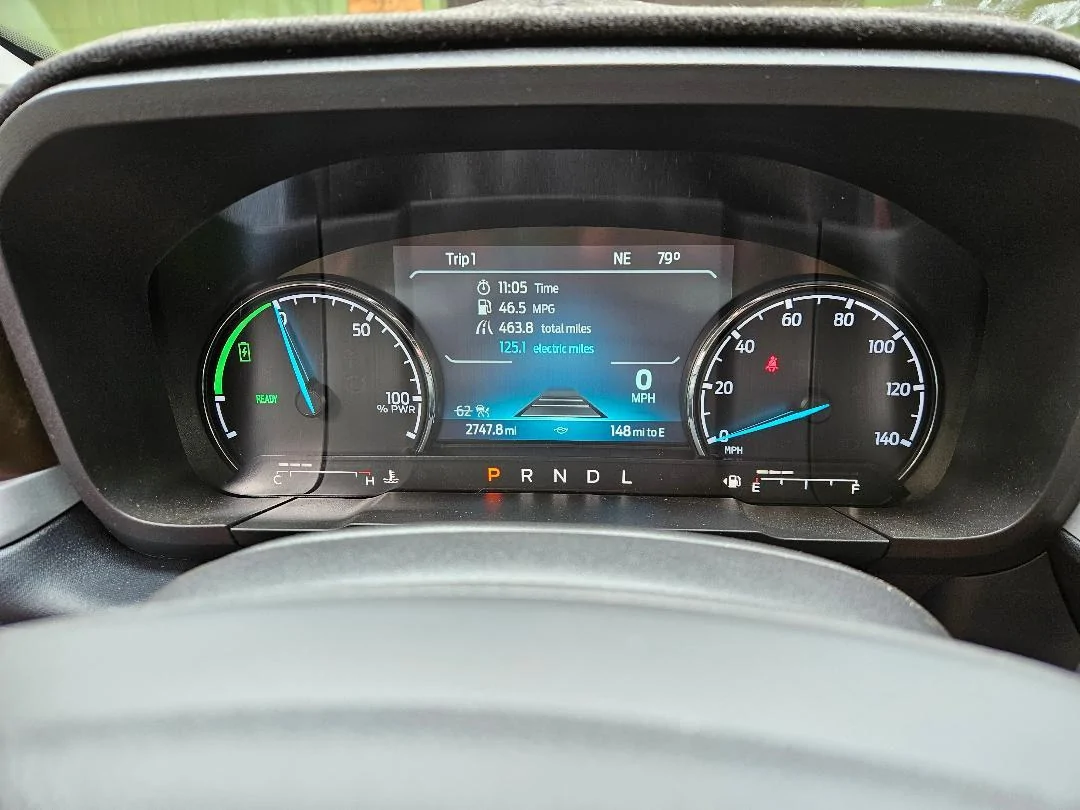 Ford Maverick Weekend road trip, after first service in 2023 Lariat Hybrid wavmpg