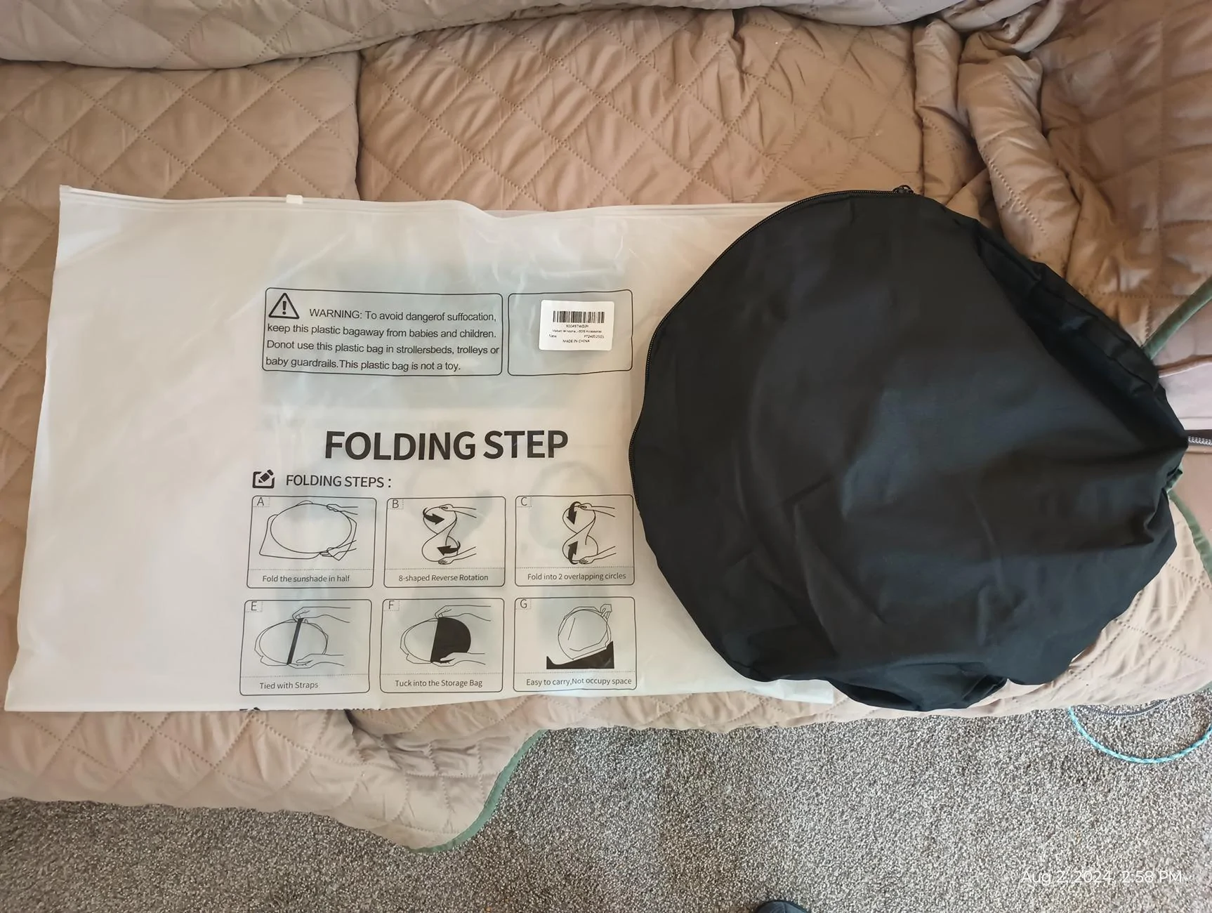 Ford Maverick Mabett sunshade pics and review IMG_20240802_145832222