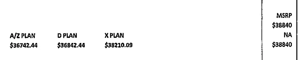 Ford Maverick What is the X Plan Pricing? Screenshot 2024-08-03 181203