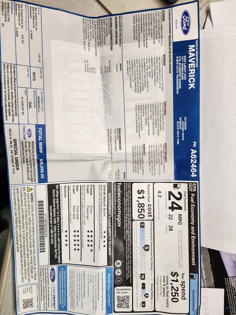 Ford Maverick Love the 2.0L EcoBoost but... 20230929_152413
