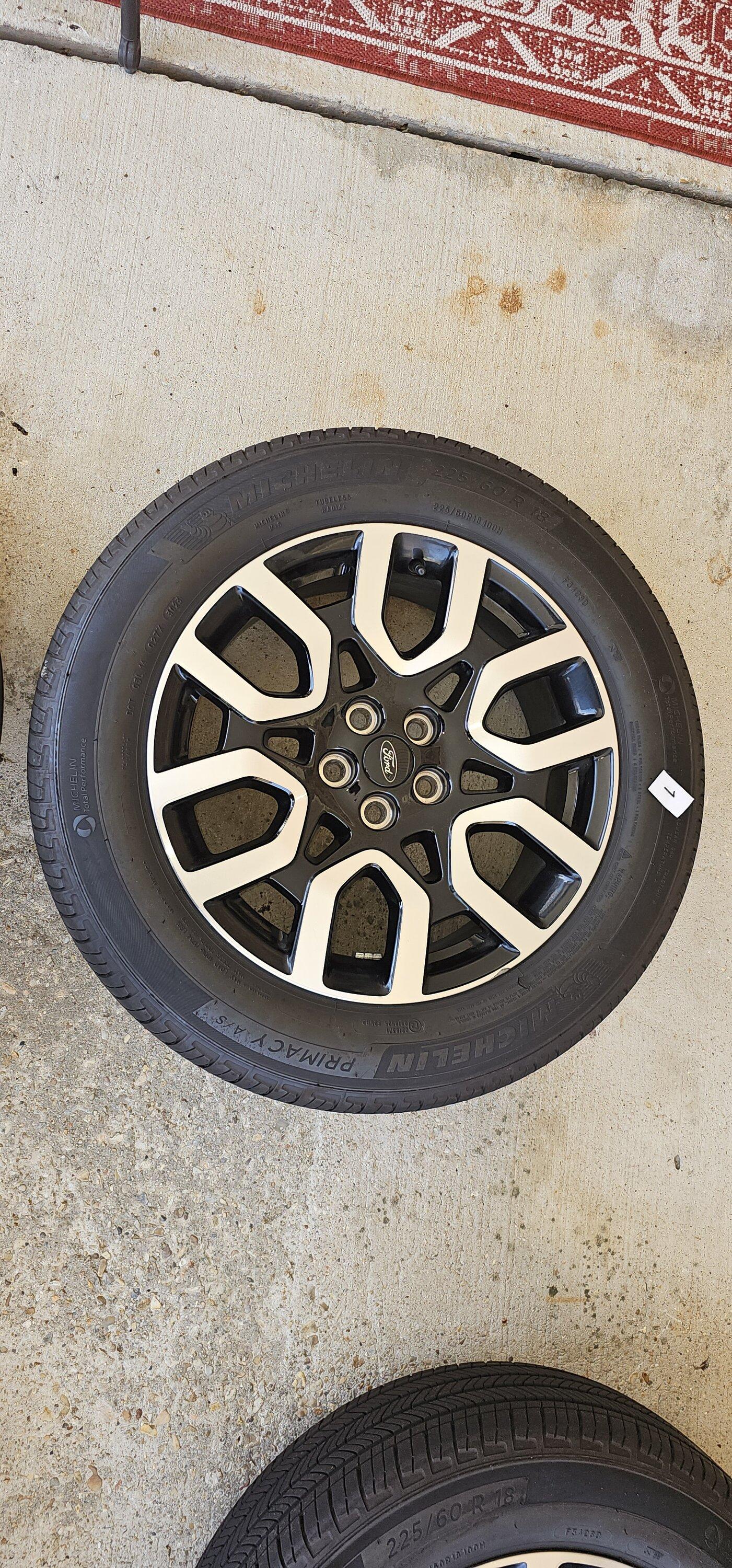 Ford Maverick Lariat Rims, Tires, TPMS, Lugs $800 20240803_133702