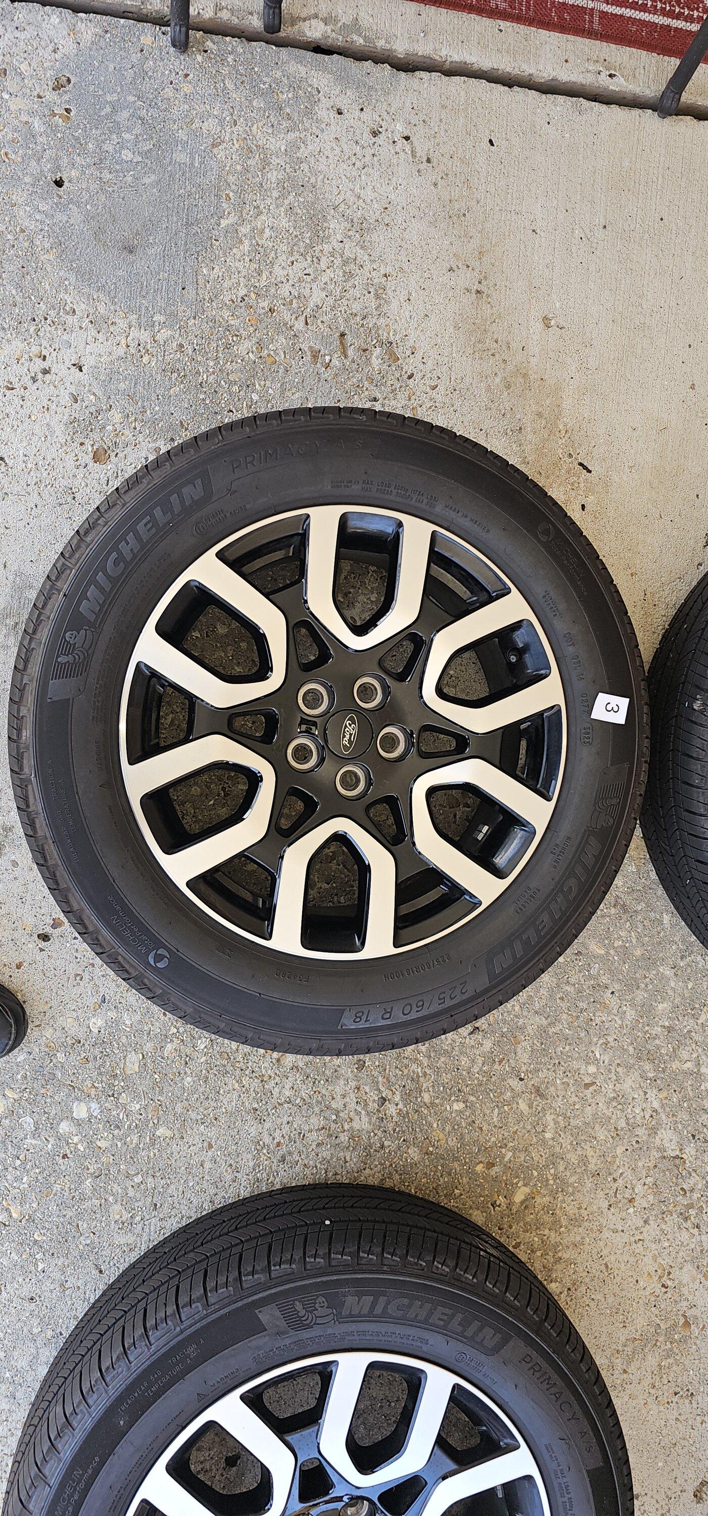 Ford Maverick Lariat Rims, Tires, TPMS, Lugs $800 20240803_133719