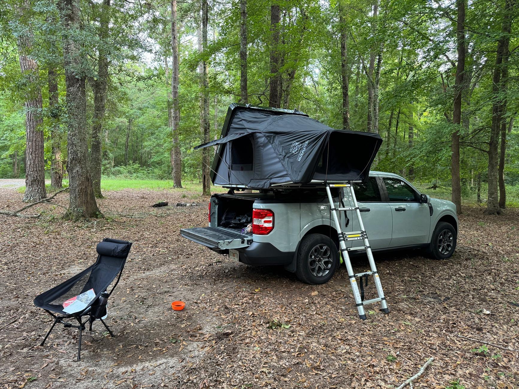 Ford Maverick iKamper Mini RTT rooftop tent fits my Maverick perfectly! IMG_3258