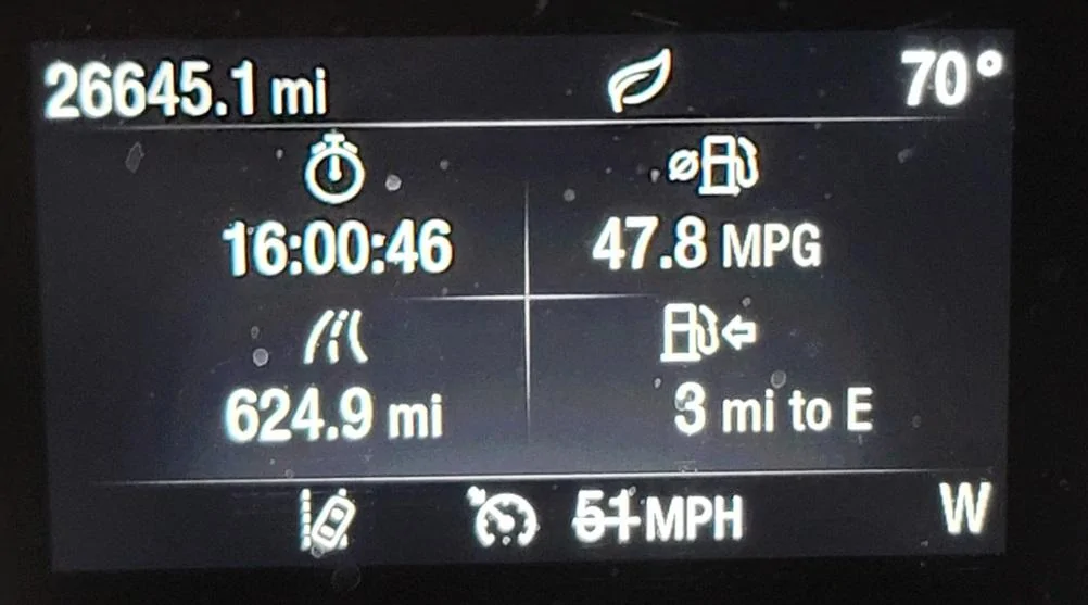 Ford Maverick Filling fuel tank 624Miles