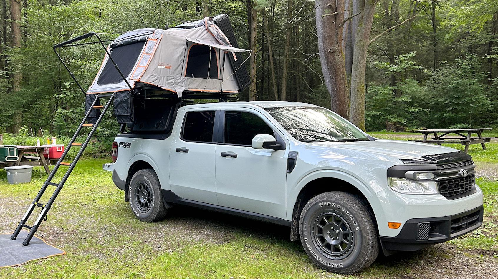 Ford Maverick iKamper Mini RTT rooftop tent fits my Maverick perfectly! Roofnest-Thumb