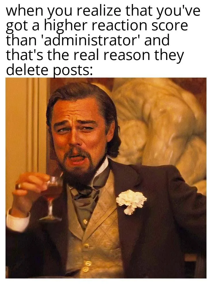 Ford Maverick Maverick Memes -  fun diversion while we wait [ ** NO POLITICS ** ] Leonardo DiCaprio Laughing 13112021054601