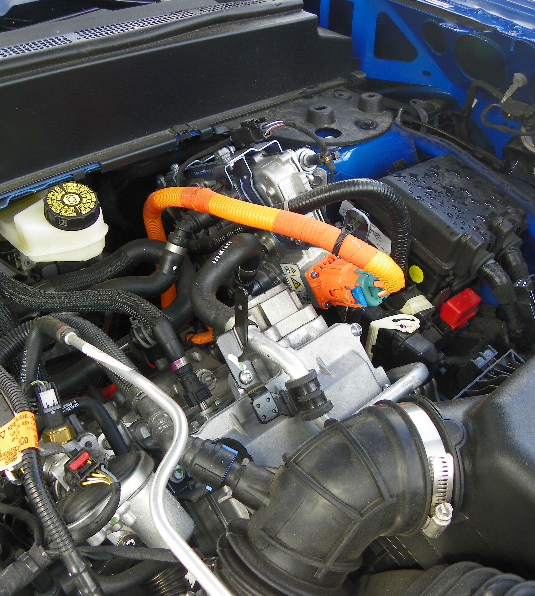 Ford Maverick TX State Fair Auto Show Hybrid Engine eCVT.JPG