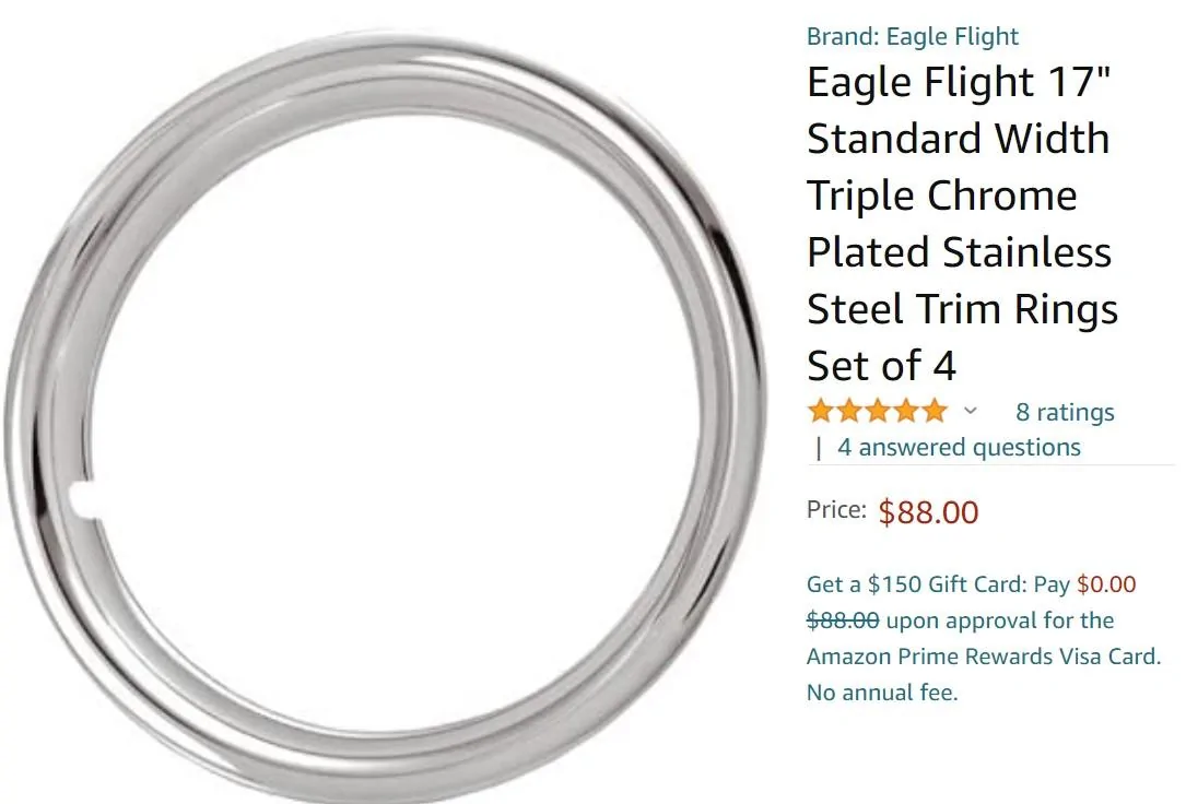 Ford Maverick Beauty rings added to XL steel wheels BeautyRings