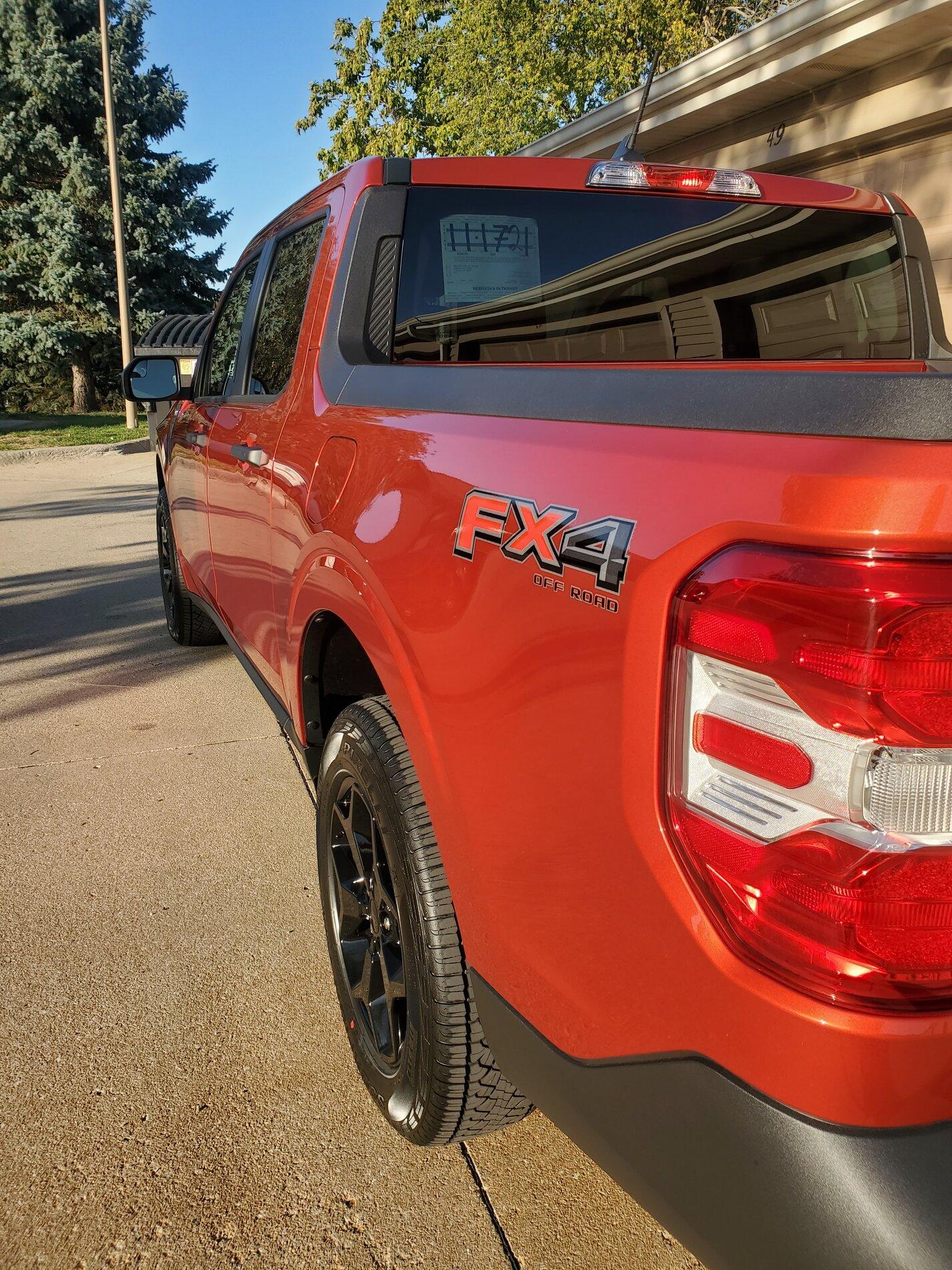 Ford Maverick HOT PEPPER RED Maverick Photos Thread 20211019_171534