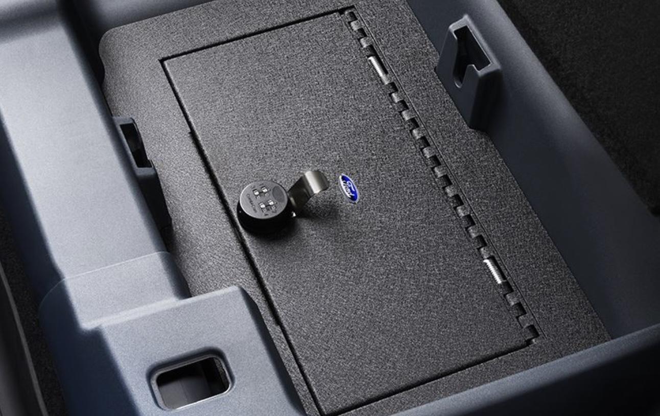Ford Maverick Rear Seat Floor In-Vehicle Locking Safe by Console Vault - new Maverick Ford accessory part Rear Seat Floor In-Vehicle Locking Safe by Console Vault - new Maverick Ford accessory part 2