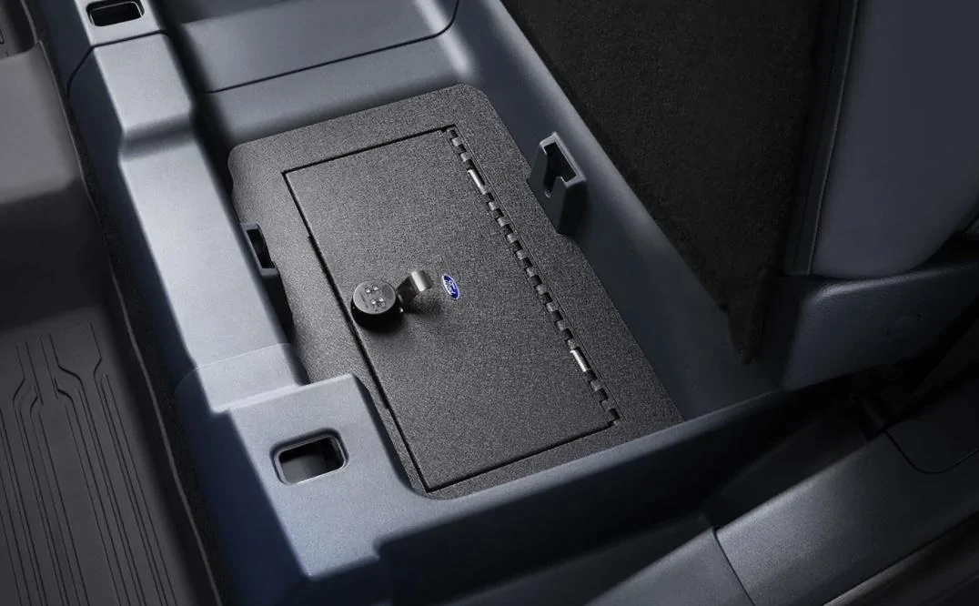 Ford Maverick Rear Seat Floor In-Vehicle Locking Safe by Console Vault - new Maverick Ford accessory part Rear Seat Floor In-Vehicle Locking Safe by Console Vault - new Maverick Ford accessory part 1