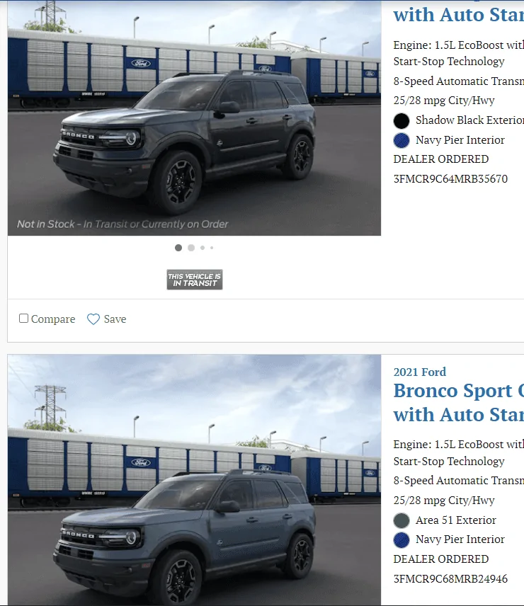 Ford Maverick In-Transit pictures from dealer 1637168669368