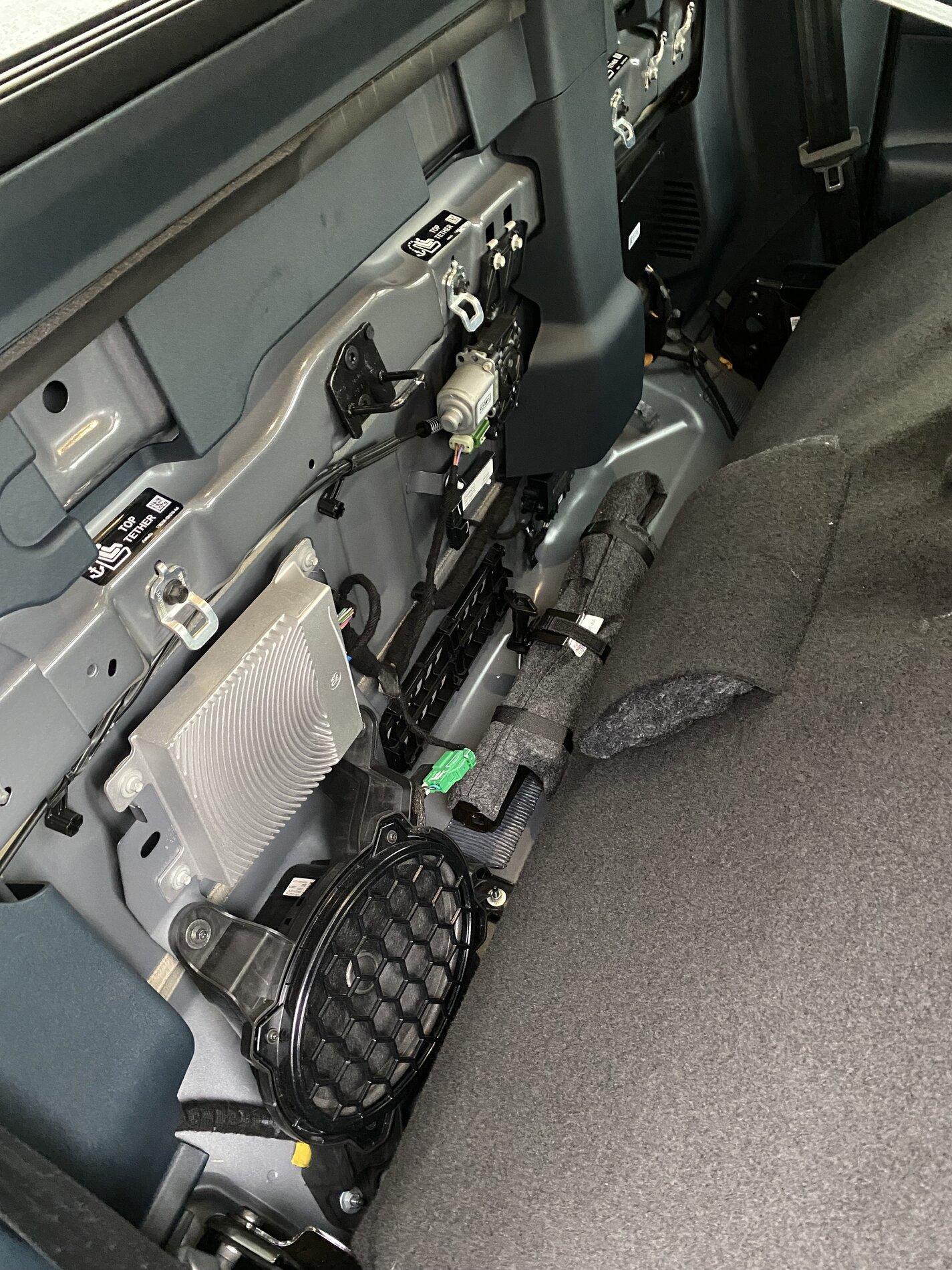 Ford Maverick Storage behind rear seat - this this would work? maverick back 1