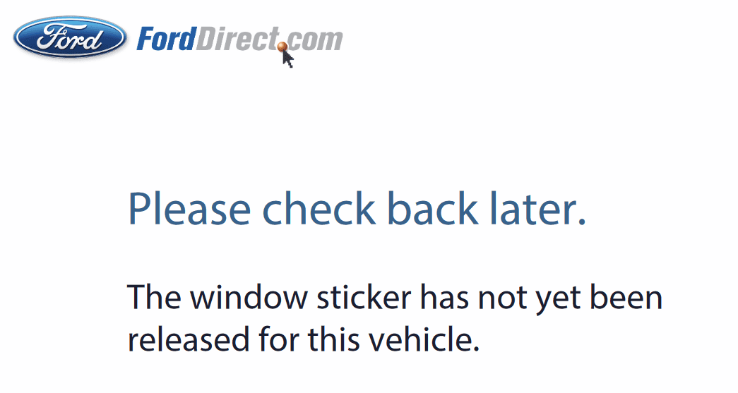 Ford Maverick I used to have a Window Sticker ... not anymore ... anyone else experiencing this? 1637279130376