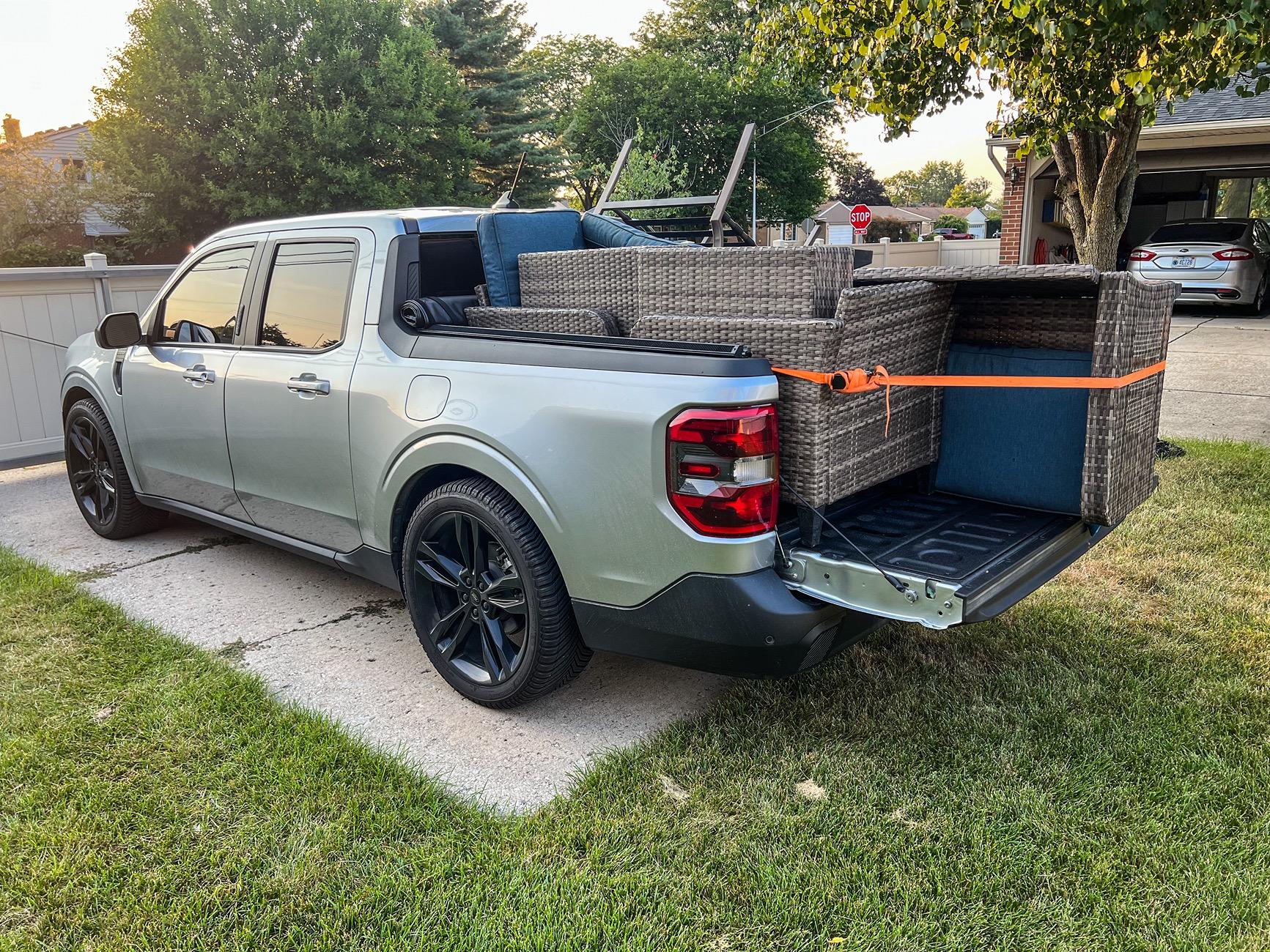 Ford Maverick Scooter hauling 99910A87-A391-4A7F-8BAC-8A6EA86A67B7