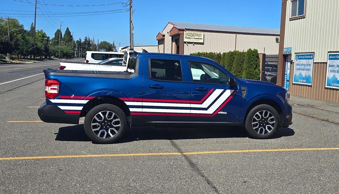 Ford Maverick PNW Atlas Blue Hybrid Build 1000012774