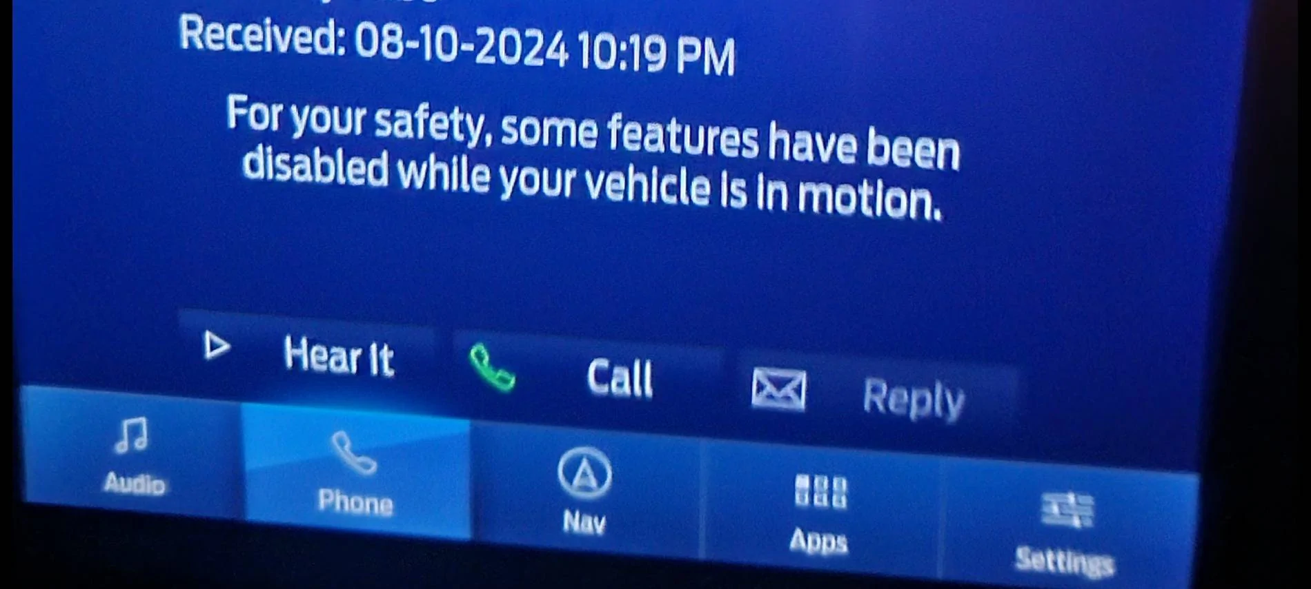 Ford Maverick Text messages Screenshot_20240811_140454_Gallery