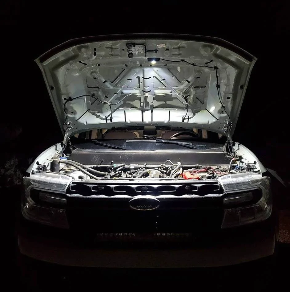 Ford Maverick My DIY engine bay / underhood lighting 20231022_193309