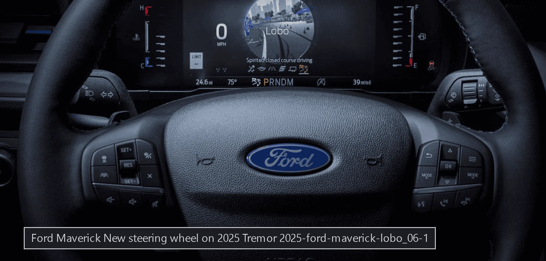 Ford Maverick New steering wheel on 2025 Tremor 1723502725689-y8