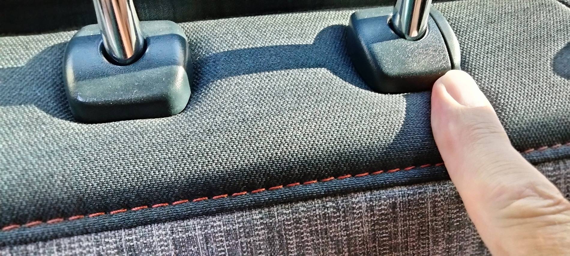 Ford Maverick Back seat headrests IMG20240813172620