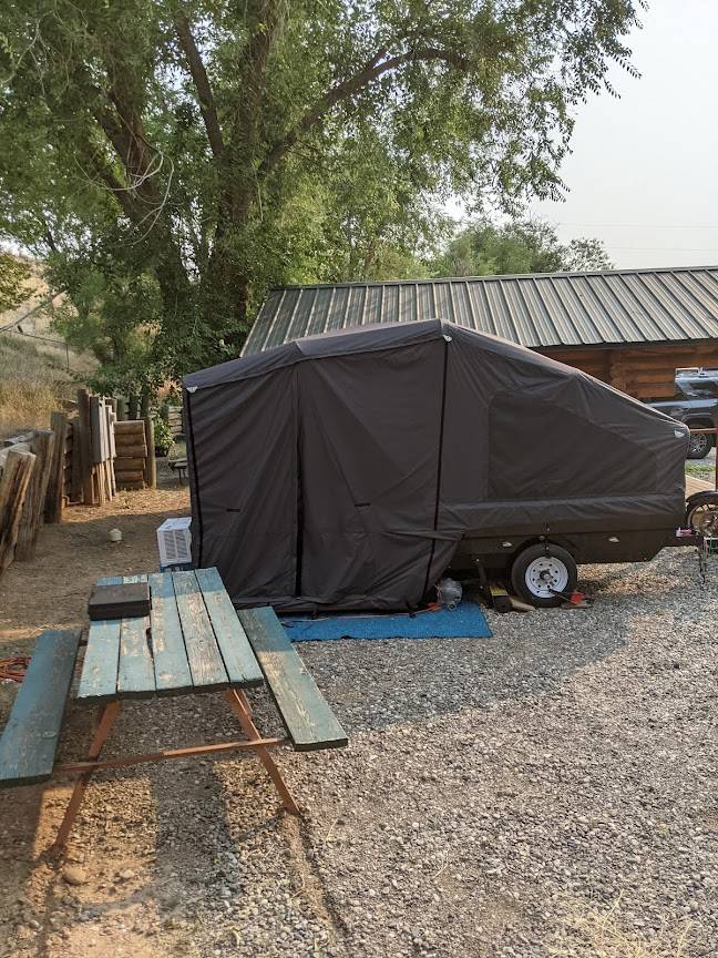 Ford Maverick My first camper trailer tow (with Maverick Hybrid) Trailer-TheromoplisWY