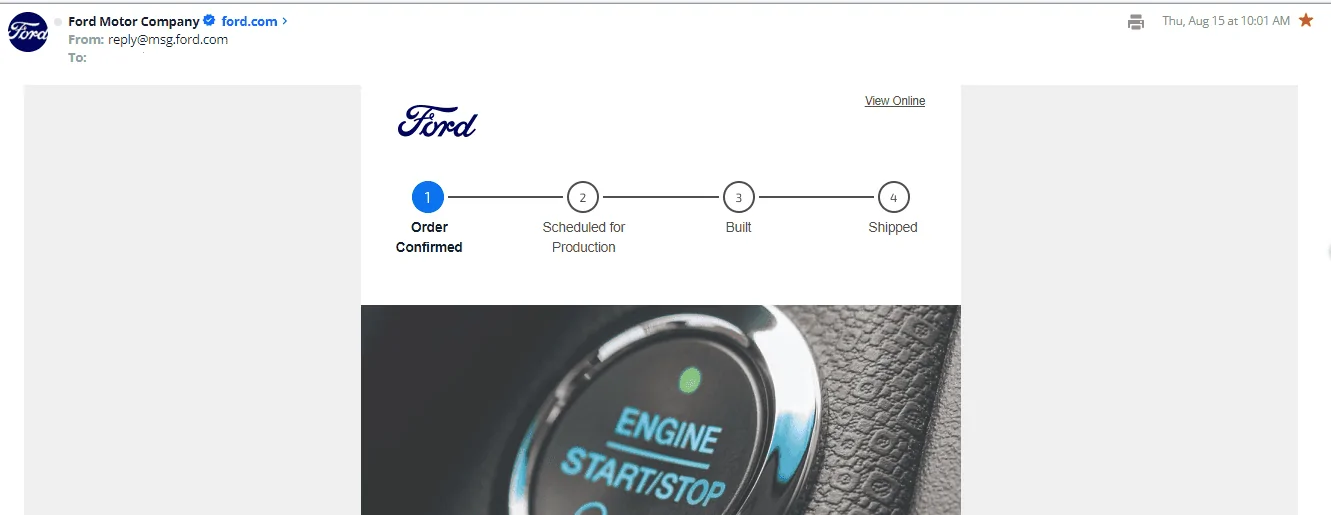 Ford Maverick How long did it take for you to get a 2025 order confirmation email? 1723731193981-6f