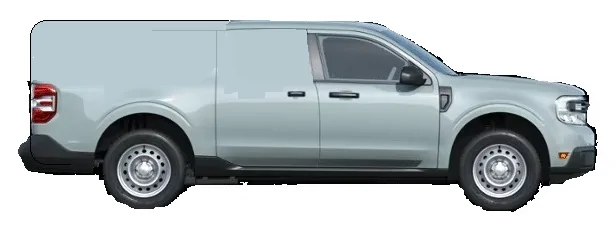 Ford Maverick Maverick Van prototype shown to Ford dealers (for 2025?) maverick Van Delivery side vi