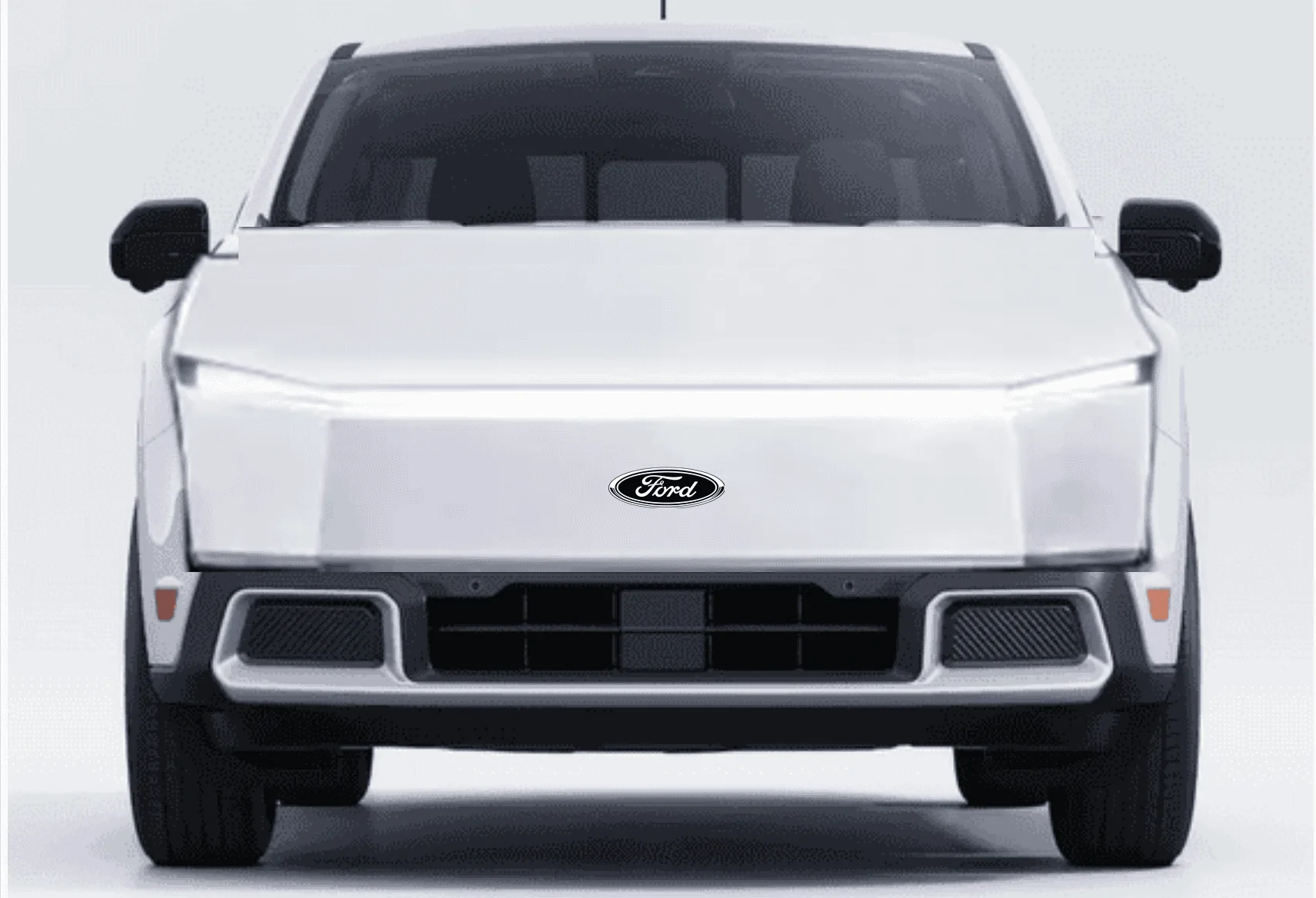 Ford Maverick The Ugly 2025 Maverick Front End Solution...Best Idea EVER!! cyber maverick with logo