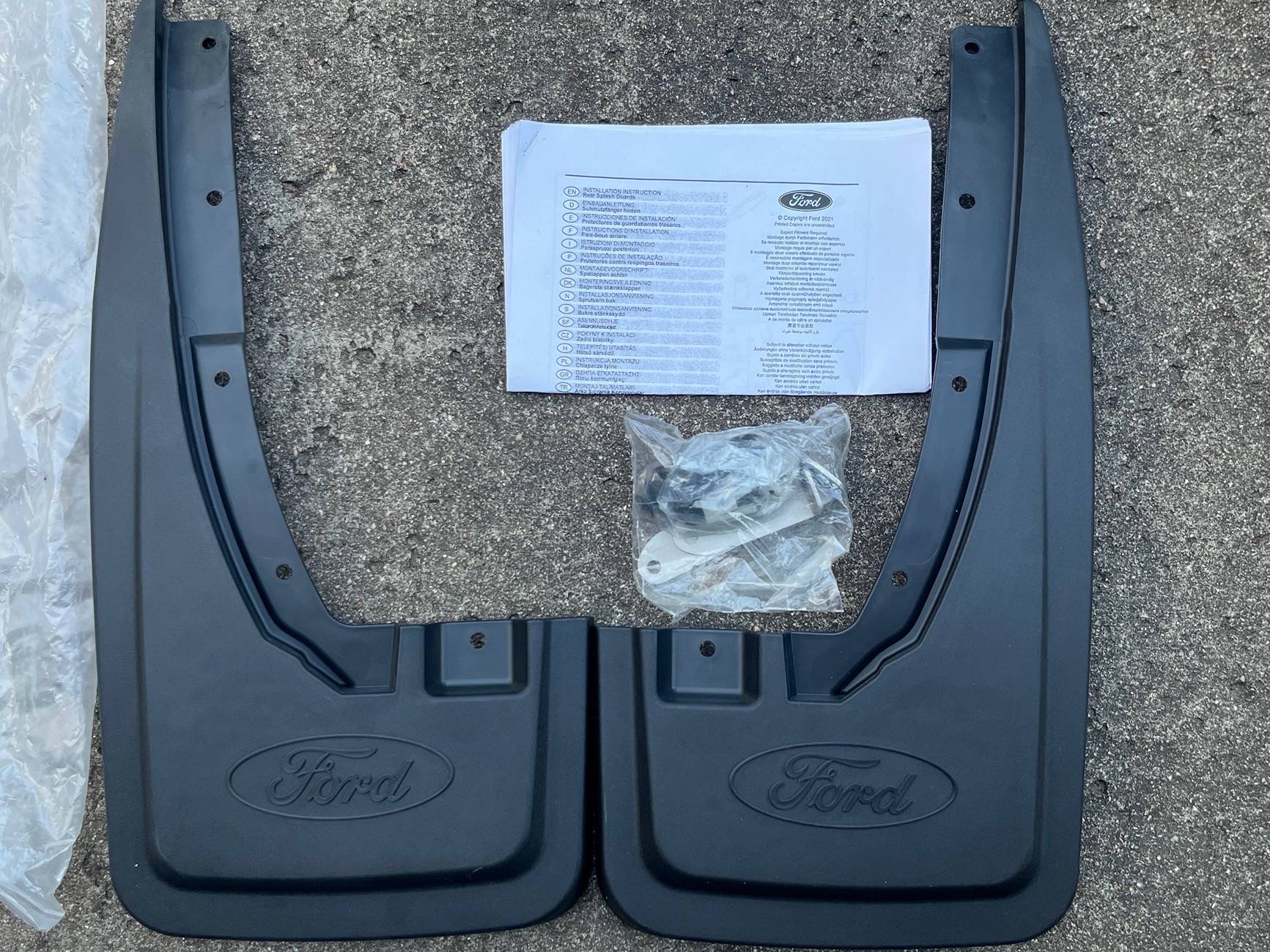 Ford Maverick Brand New - Ford Accessories Splash Guards Rear Pair IMG_4331_Original