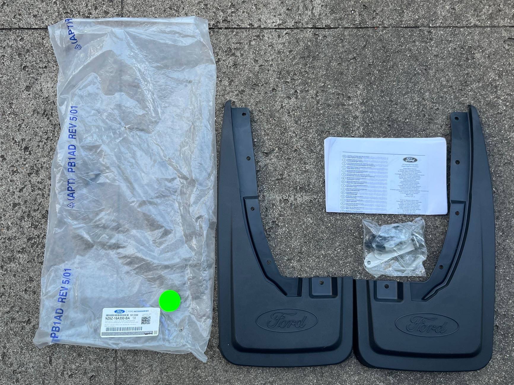 Ford Maverick Brand New - Ford Accessories Splash Guards Rear Pair IMG_4332_Original