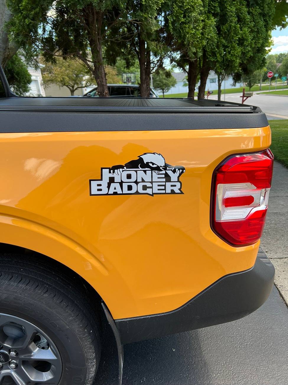 Ford Maverick Decals show us your decals Honey Badger Manverick Closer