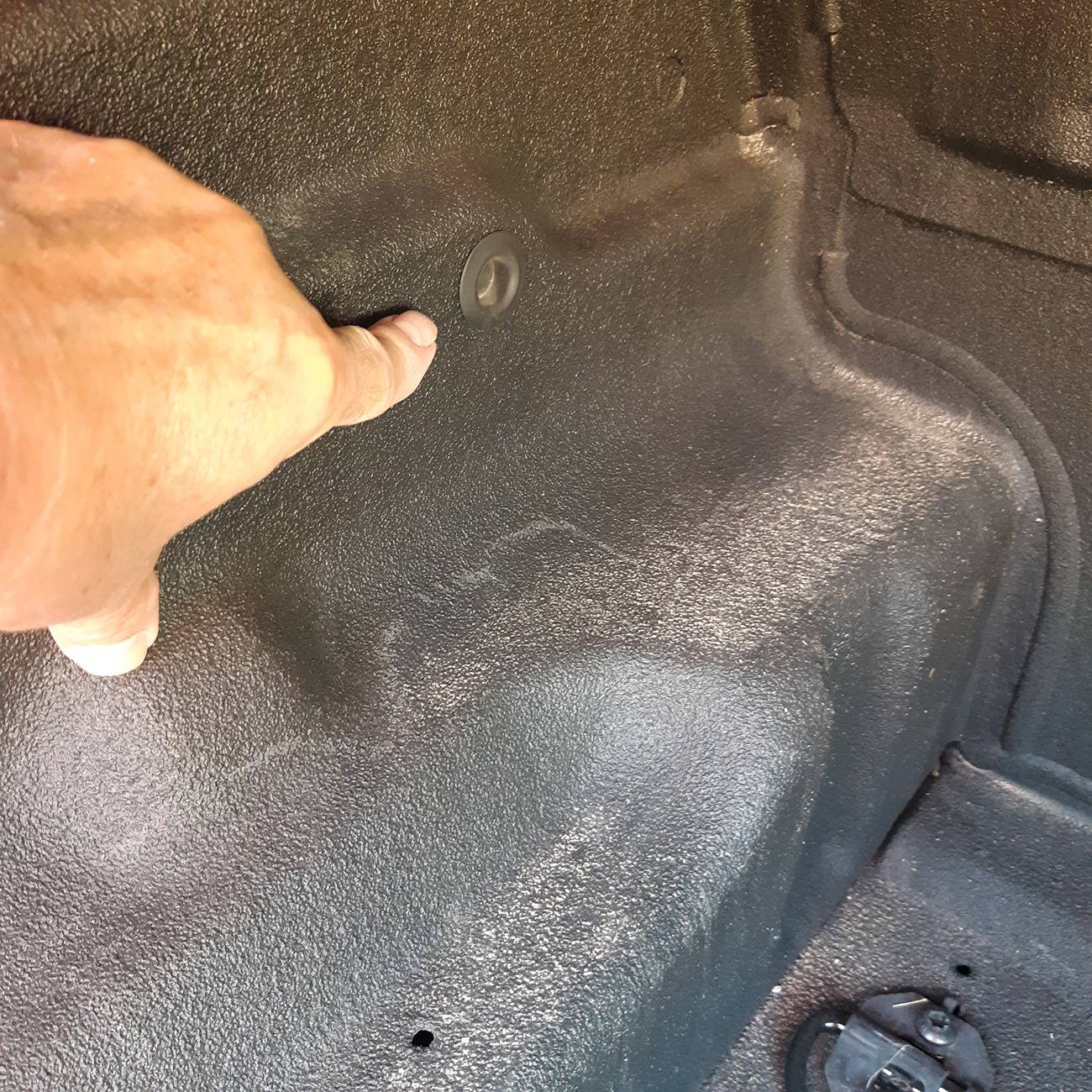 Ford Maverick Drain tubes for tonneau cover. 20240818_090203