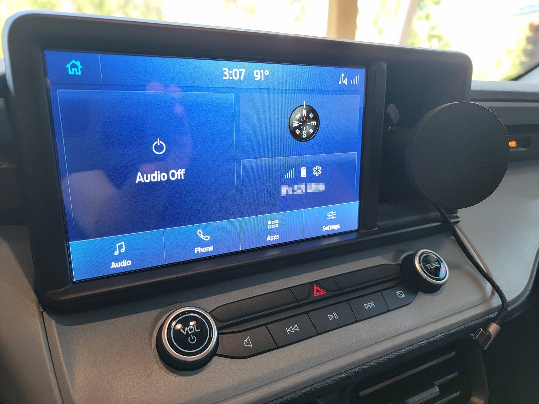 Ford Maverick Offroam Phone Mount Interior 002