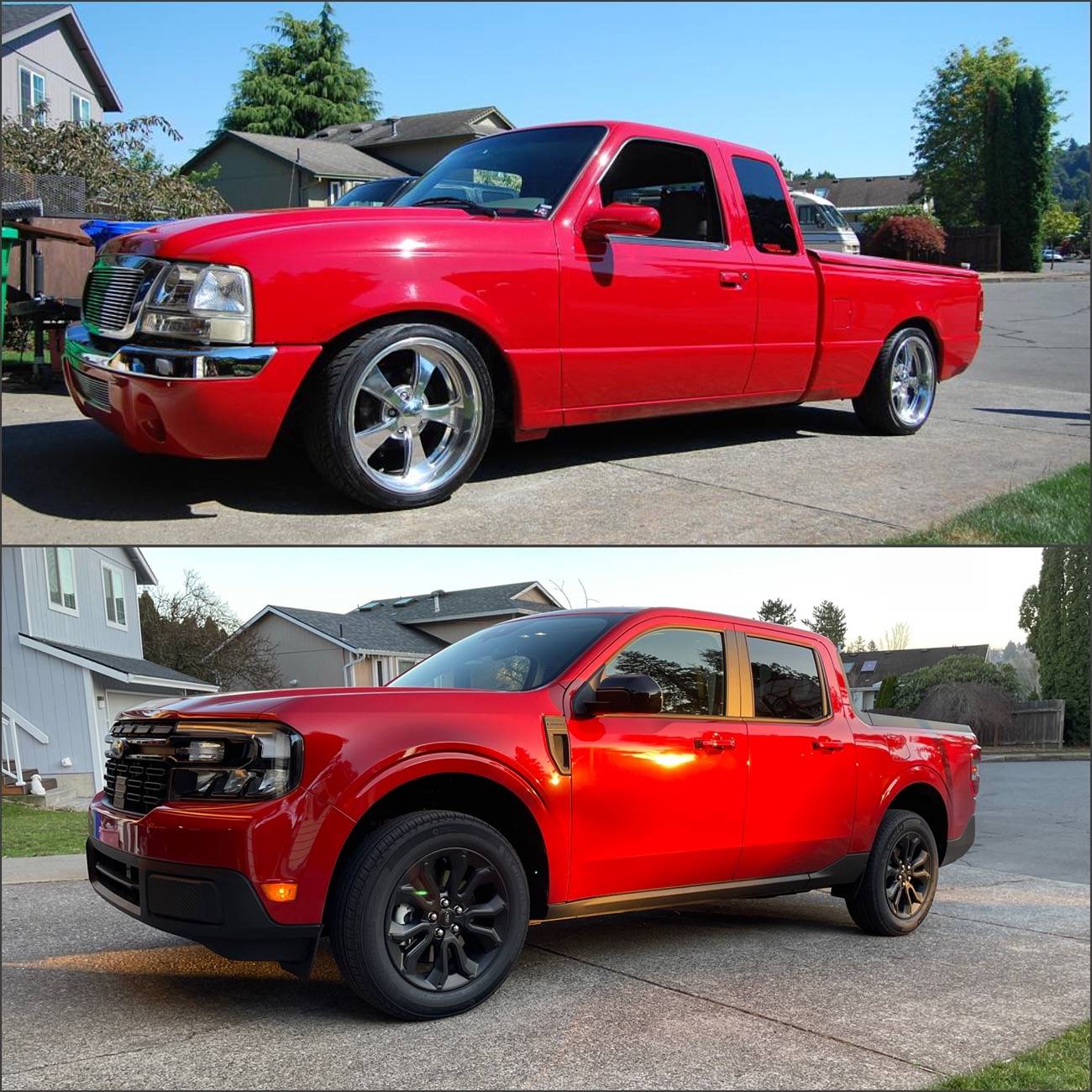 Ford Maverick Face off: 2024 Maverick Tremor vs. 1998 FF Ranger IMG_0549