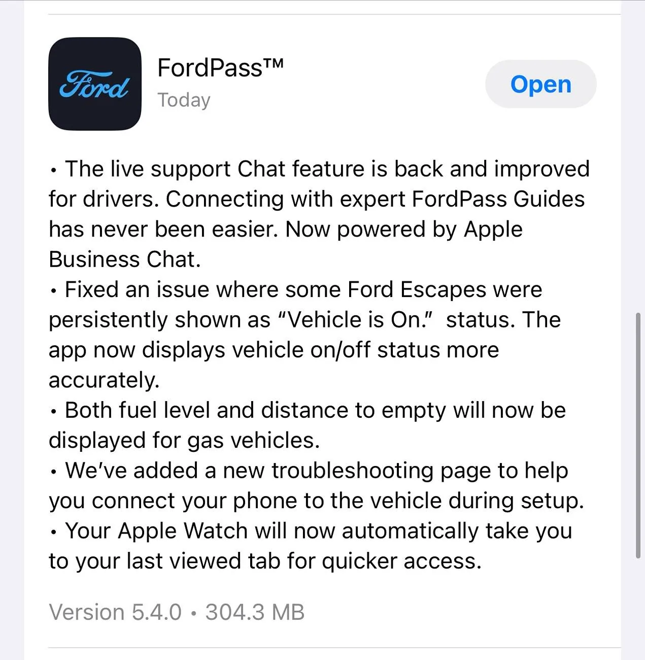 Ford Maverick Why did Fordpass do this to apple users IMG_5681