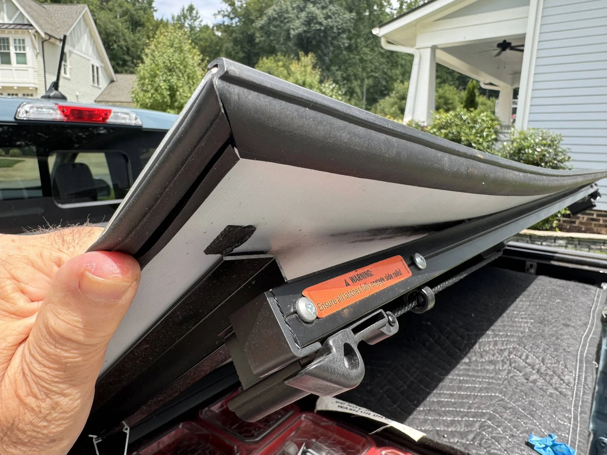 Ford Maverick WeatherTech Alloy trifold hard tonneau cover: 5-Star down to ZERO Alloy3