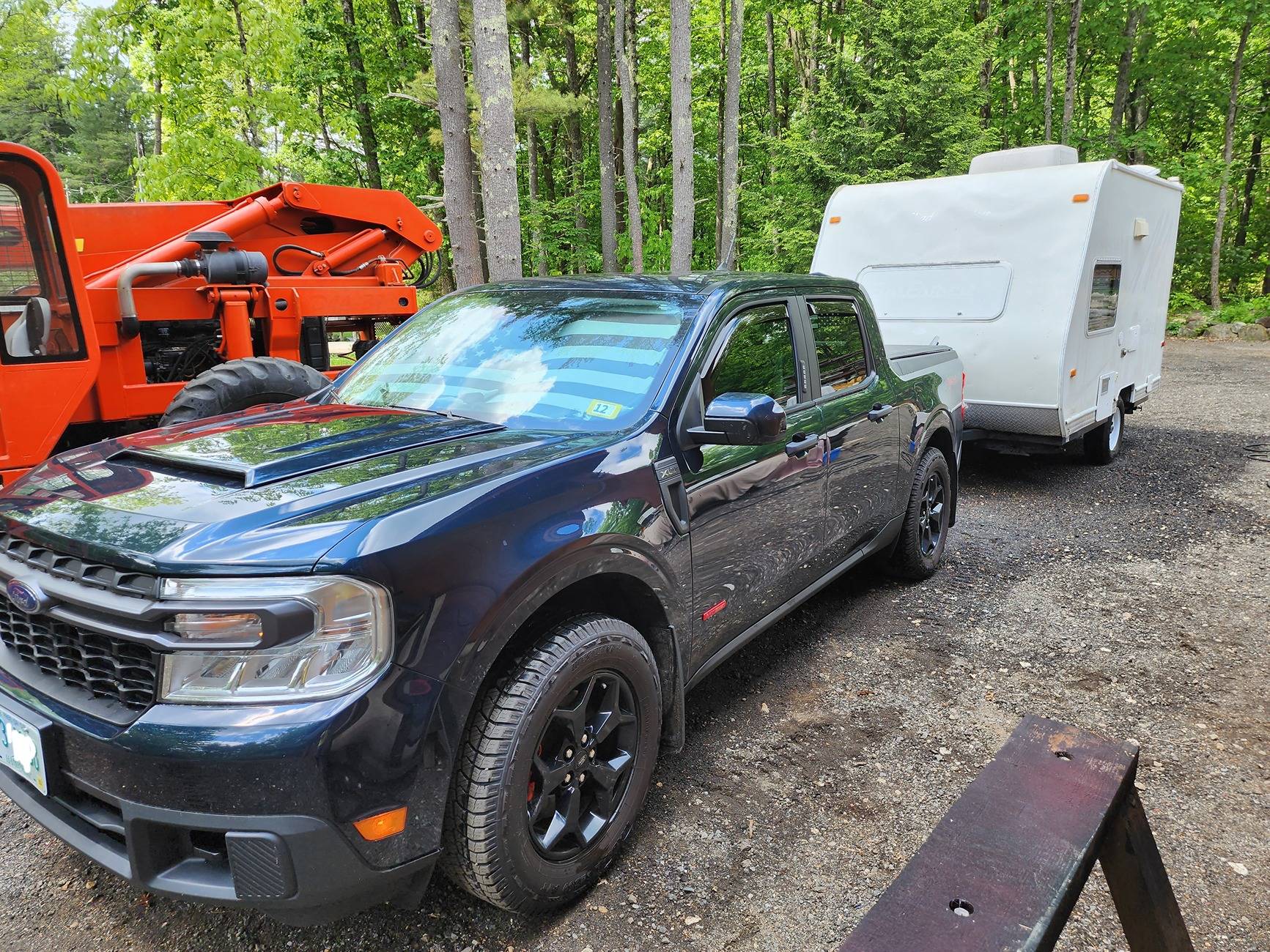 First trip towing our 14ft Travel Trailer | MaverickTruckClub - 2022 ...